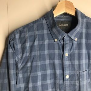 Bonobos tailored slim-fit button-down, medium short